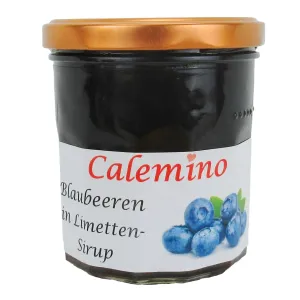 Blaubeeren in Limetten-Sirup 350g