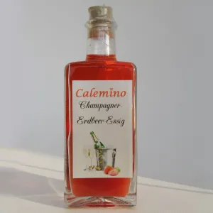 Bavarian Champagne-Strawberry-Vinegar with 16,7% fresh Strawberries 100ml (3.4.oz)