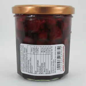 Himbeeren in Limetten-Sirup 350g