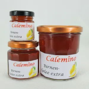 Bavarian Pears Jelly extra with brown cane sugar 125g (4.4oz)