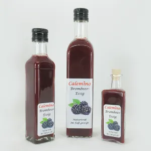 Bavarian Blackberry Vinegar with 50% fresh Blackberries naturally cloudy 250ml (8.5oz)