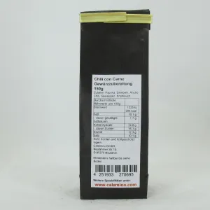 Chili con Carne Tex-Mex Gewürzzubereitung 150g