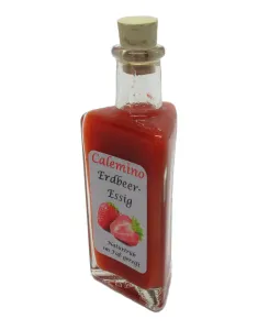 Bavarian Strawberry Vinegar with 50% fresh Strawberries naturally cloudy 100ml (3.4oz)