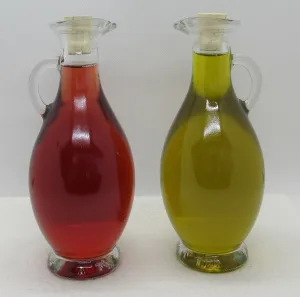 Vinegar and Oil Set with Red Wine Vinegar and Extra Virgin Olive Oil 2 x 250ml (2 x 8.5oz)