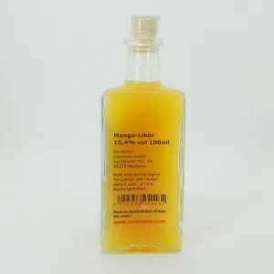 Exotic fruit liqueur Mango-Liqueur 15.4% vol 100ml  (3.4oz)