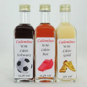 Fußball-WM-Liköre Geschenke-Set 3 x 60ml