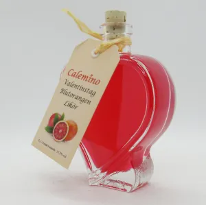 Geschenkherz Amore Blutorangen-Likör 17,5% vol 100ml Valentinstag