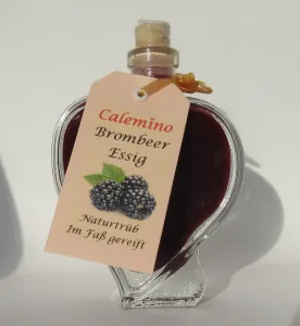 Geschenkherz Amore Brombeer-Essig mit 50% frischen Brombeeren 100ml Valentinstag