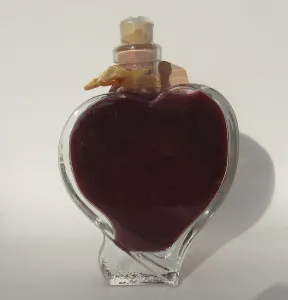 Geschenkherz Amore Brombeer-Essig mit 50% frischen Brombeeren 100ml Valentinstag