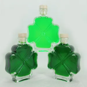 Glücks-Kleeblatt mit Waldmeisterlikör 0,2l 15% vol Silvester Saint Patrick's Day