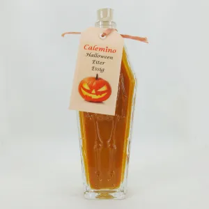 Halloween Eiter-Essig in Sarg mit 50% frischem Kürbis 200ml