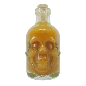 Halloween Eiter-Essig in Totenkopf mit 50% frischem Kürbis 200ml