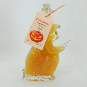 Halloween Eiter-Likör in Hexe auf Besen mit Mango-Likör 15,4% vol 200ml