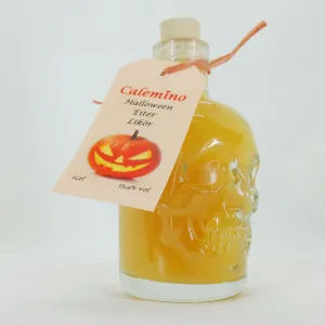 Halloween Eiter-Likör in Totenkopf mit Mango-Likör 15,4% vol 200ml