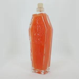 Halloween Virgin Blood Liqueur in Coffin Casket with Blood Orange Liqueur 15.4% vol 200ml (6.8oz)