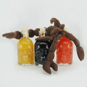 Halloween Jungfrauenblut-Likör in Totenkopf mit Blutorangen-Likör 15,4%vol 200ml