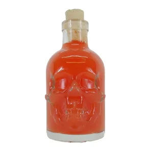 Halloween Jungfrauenblut-Likör in Totenkopf mit Blutorangen-Likör 15,4%vol 200ml
