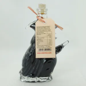 Halloween Pestbeulen-Essig in Hexe auf Besen mit Aceto Balsamico 200ml