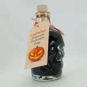 Halloween Pestbeulen-Essig in Totenkopf mit Aceto Balsamico 200ml