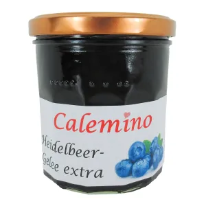 Heidelbeer-Gelee extra mit braunem Rohrzucker 350g