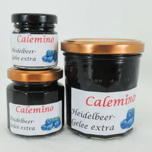 Heidelbeer-Gelee extra mit braunem Rohrzucker 50g
