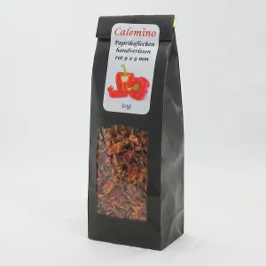 Paprikaflocken handverlesen rot 9 x 9 mm 50g