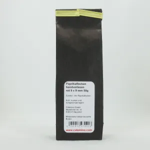 Paprikaflocken handverlesen rot 9 x 9 mm 50g
