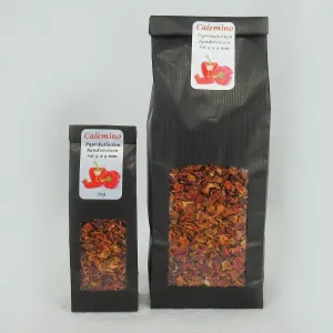 Paprikaflocken handverlesen rot 9 x 9 mm 50g