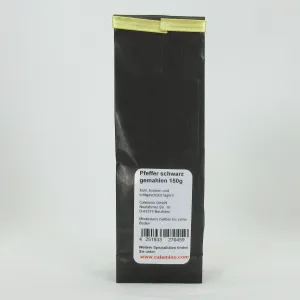 Pfeffer schwarz gemahlen 150g