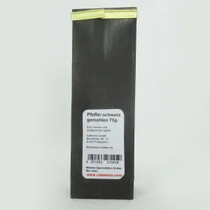 Pfeffer schwarz gemahlen 75g