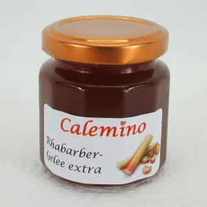 Rhabarber-Gelee extra mit braunem Rohrzucker 125g