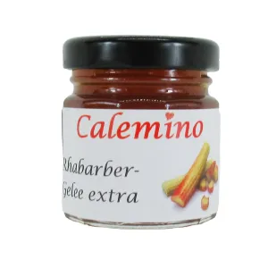 Rhabarber-Gelee extra mit braunem Rohrzucker 50g