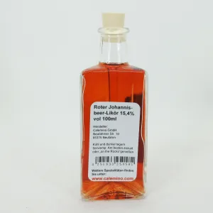 Roter Johannisbeer-Likör 15,4% vol 100ml