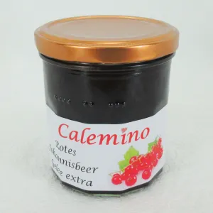 Rotes Johannisbeer-Gelee extra mit braunem Rohrzucker 350g
