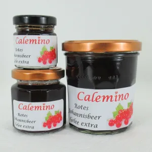 Rotes Johannisbeer-Gelee extra mit braunem Rohrzucker 350g
