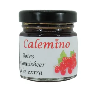 Rotes Johannisbeer-Gelee extra mit braunem Rohrzucker 50g