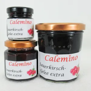 Sauerkirsch-Gelee extra mit braunem Rohrzucker 125g