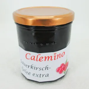 Sauerkirsch-Gelee extra mit braunem Rohrzucker 350g