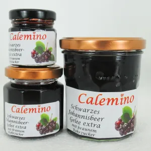 Bavarian Black Currant Jelly extra with brown cane sugar 125g (4.4oz)