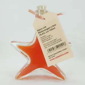 Stern mit Blutorangen-Likör 15,4% vol 100ml