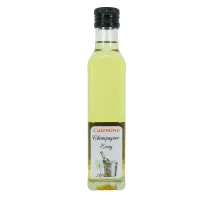 Our champagne vinegar in our han...